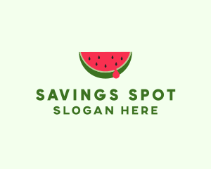 Fresh Watermelon Fruit logo design