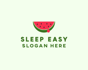 Fresh Watermelon Fruit logo design