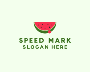 Fresh Watermelon Fruit logo design