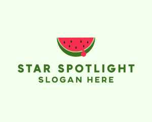 Fresh Watermelon Fruit logo design