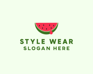 Fresh Watermelon Fruit logo design