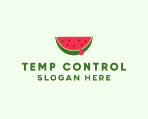 Fresh Watermelon Fruit logo design