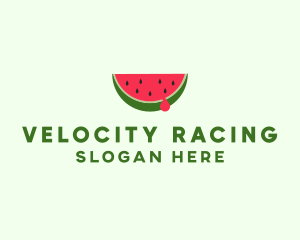 Fresh Watermelon Fruit logo design