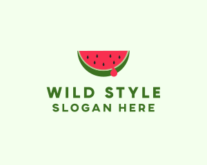 Fresh Watermelon Fruit logo design