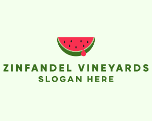 Fresh Watermelon Fruit logo design