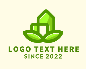 Eco Friendly - Eco Friendly Leaf House logo design