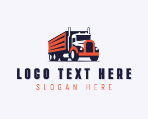 Truckload - Dispatch Trucking Vehicle logo design