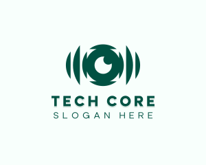 Tech Surveillance Security logo design