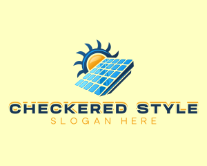 Sun Solar Panel  Logo