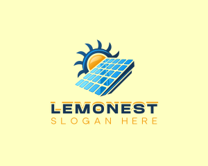 Sun Solar Panel  Logo