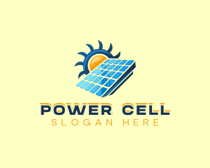 Sun Solar Panel  Logo