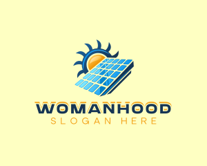 Sun Solar Panel  Logo