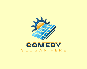 Sun Solar Panel  Logo