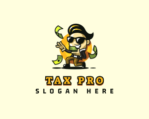 Tax - Money Currency Influencer logo design