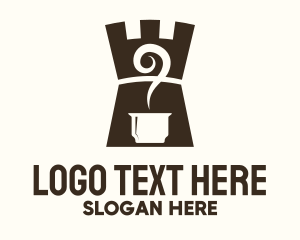 Steam - Rook Coffee Cafe logo design