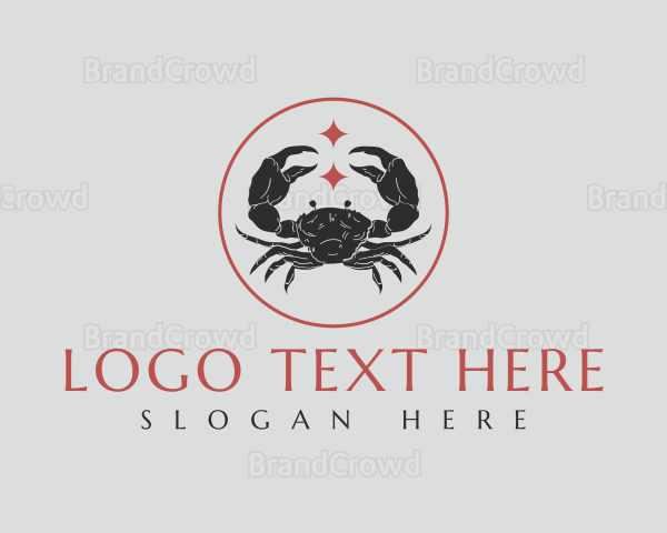 Premium Crab Restaurant Logo