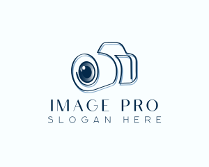 Imaging - Studio Camera Lens logo design