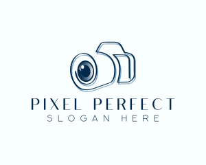 Slr - Studio Camera Lens logo design