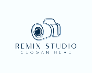 Studio Camera Lens  logo design