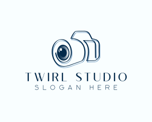 Studio Camera Lens  logo design