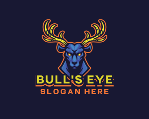 Bull Deer Gaming logo design