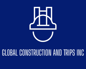 Hardhat - Minimalist Construction Worker logo design