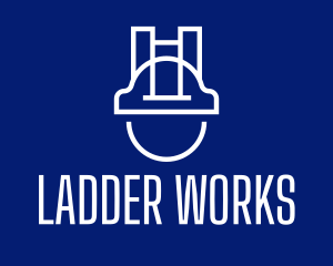 Minimalist Construction Worker  logo design