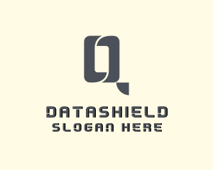 Tech Cyberspace Software Letter Q Logo