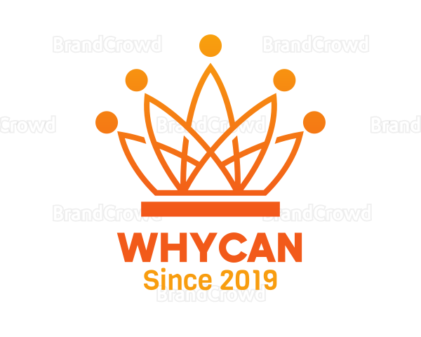 Orange Tech Crown Logo