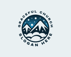 Mountain Snow Peak Logo