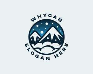 Mountain Snow Peak Logo