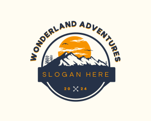 Mountain Adventure Hike logo design