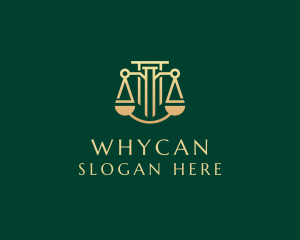 Legal Law Firm Courthouse Logo