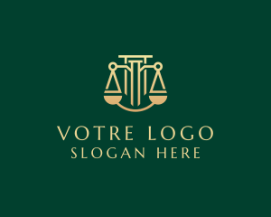 Law Office - Legal Law Firm Courthouse logo design