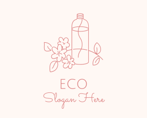Perfume - Flower Oil Bottle logo design