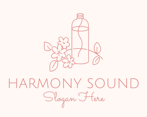 Aroma - Flower Oil Bottle logo design