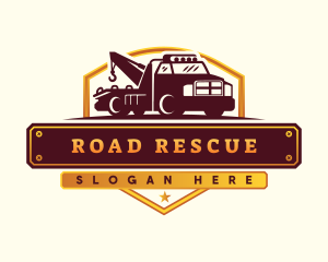 Tow Truck Vehicle logo design