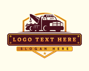 Tow Truck Vehicle Logo