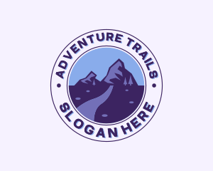 Mountain Peak Hiking logo design