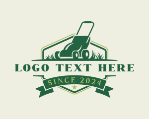 Grass - Lawn Mower Grass Cutting logo design