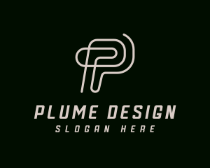 Creative Studio Letter P logo design