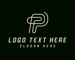 Studio - Creative Studio Letter P logo design