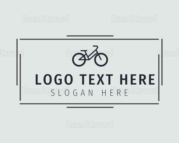 Hipster Cycling Bike Business Logo