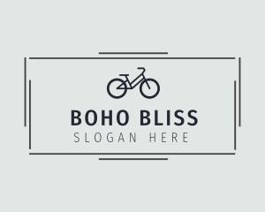 Hipster Cycling Bike Business logo design