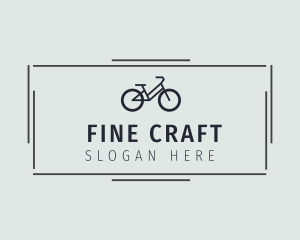 Hipster Cycling Bike Business logo design