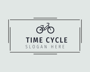 Hipster Cycling Bike Business logo design