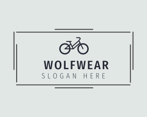 Crafting - Hipster Cycling Bike Business logo design