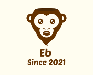 Coffee Shop - Brown Monkey Coffee Bean logo design
