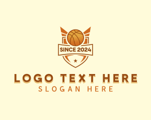 Fitness - Basketball Sports League logo design