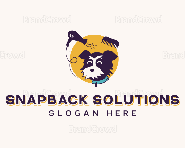 Dog Grooming Pet Logo